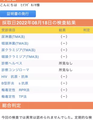 今月も異常なしです。